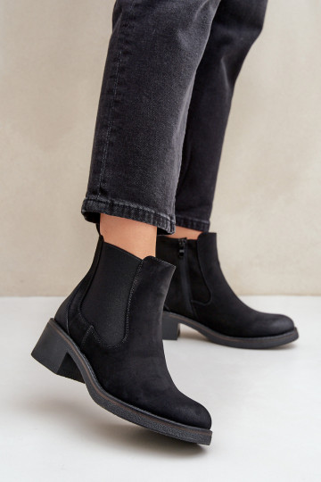 Stijlvolle dameslaarzen opInarmen Niski Obcas Slot zInart Savalindra