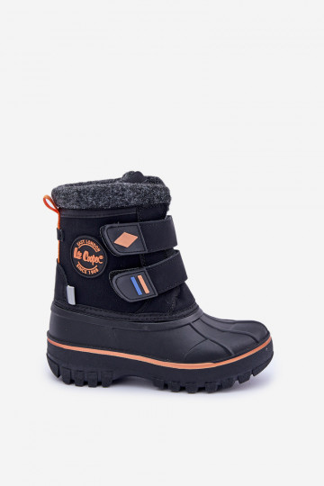 Bottes de neige Puéril avec attaches adhésives Lee Cooper LCJ-24-44-2865K couleur noire 2