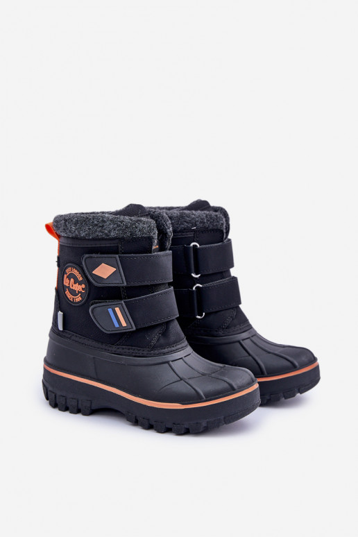 Bottes de neige Puéril avec attaches adhésives Lee Cooper LCJ-24-44-2865K couleur noire