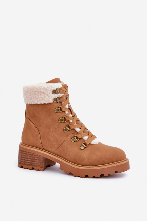 Féminin chaussures avec échauffement Sur un talon bas marron Brenneth Féminin chaussures avec échauffement Sur un talon bas marron Brenneth