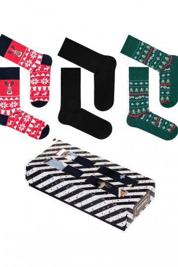 Coffret de 3 paires de chaussettes de Noël 2