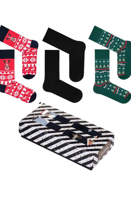 Coffret de 3 paires de chaussettes de Noël