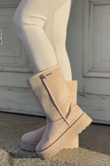 Hoog SneeuIn laarzen met platform Big Star OO274894 ivoor 2