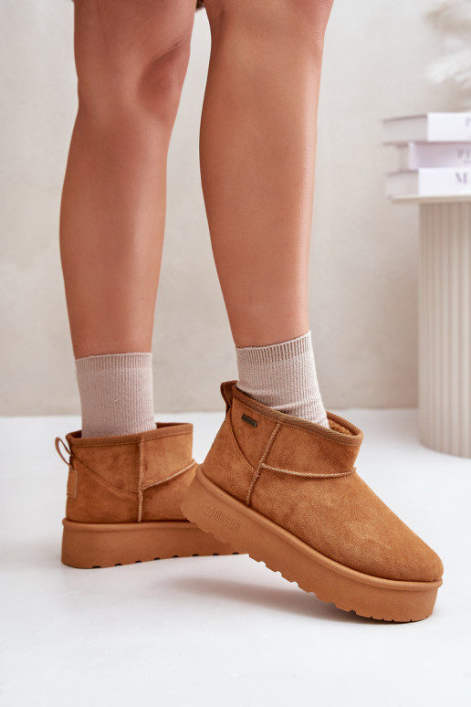 Bottes de neige avec plateforme Big Star marron