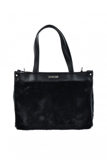 Tasche mit Fellbesatz Big Star OO574067 schwarz