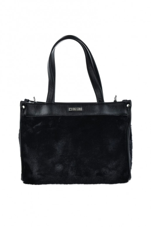 Sac de voyage avec fourrure Big Star OO574067 noir