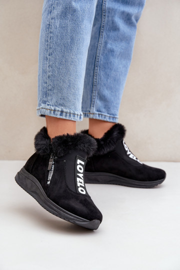 Sneakers model schoenen Dameslaarzen met bont zInart Zeriana