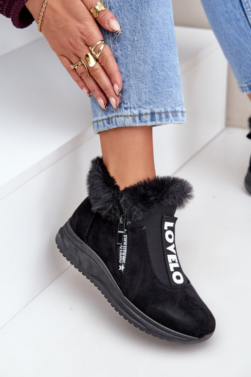 Sneakers model schoenen Dameslaarzen met bont zInart Zeriana