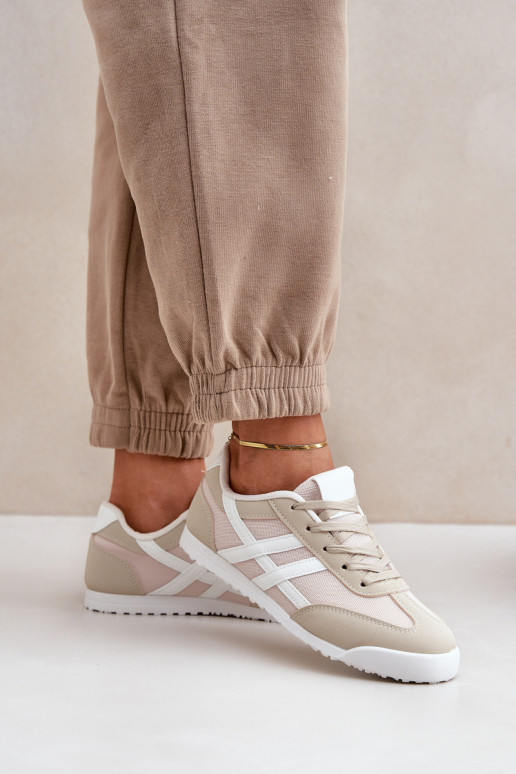 Faible Baskets Chaussures de loisirs beige Eezore