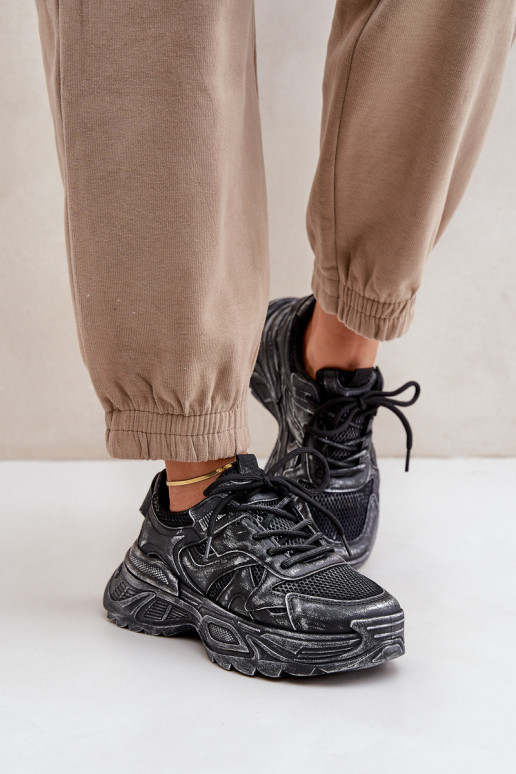 Sneakers model schoenen Dames Z Przetarciami met platform zInart SeladInen Sneakers model schoenen Dames Z Przetarciami met platform zInart SeladInen