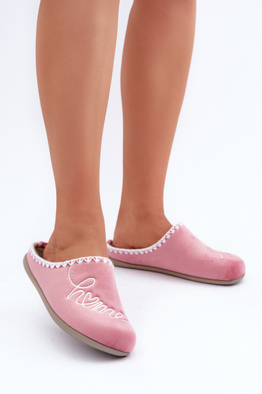 chaussures fait maison Chaussons Féminin Inblu GF000026 couleur rose