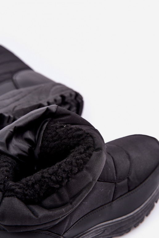 Bottes de neige pour hommes Au Château réchauffer avec de la fourrure à l intérieur couleur noire Linnora Bottes de neige pour hommes Au Château réchauffer avec de la fourrure à l intérieur couleur noire Linnora