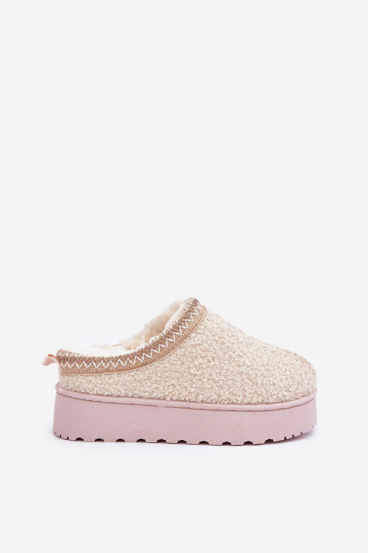 Schneestiefel Feminin mit einer Plattform Z Haftem elfenbeinfarbe Tirissa Schneestiefel Feminin mit einer Plattform Z Haftem elfenbeinfarbe Tirissa