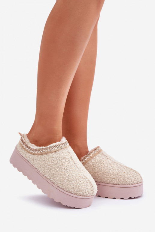 Schneestiefel Feminin mit einer Plattform Z Haftem elfenbeinfarbe Tirissa Schneestiefel Feminin mit einer Plattform Z Haftem elfenbeinfarbe Tirissa