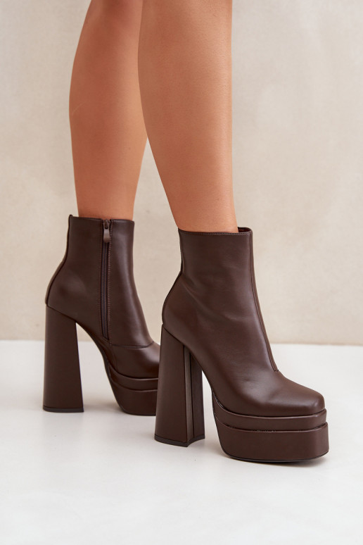 Bottes avec une plateforme I Enregistrer réchauffer CzekoladoÀe Selahra Bottes avec une plateforme I Enregistrer réchauffer CzekoladoÀe Selahra