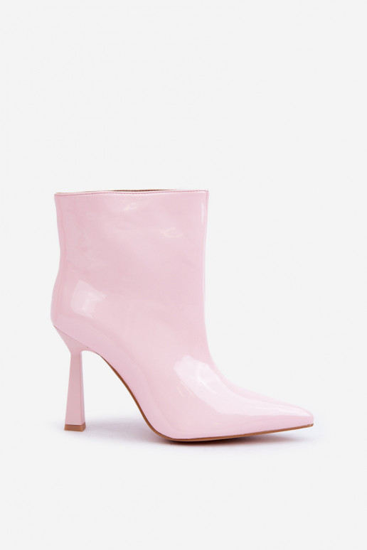 met lakeffect Laarzen Op Szpice Persistent model Lichtroze tint Seliri met lakeffect Laarzen Op Szpice Persistent model Lichtroze tint Seliri