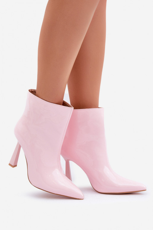 avec effet vernis Bottes Activé Szpice Un modèle convaincant Nuance rose clair Seliri avec effet vernis Bottes Activé Szpice Un modèle convaincant Nuance rose clair Seliri