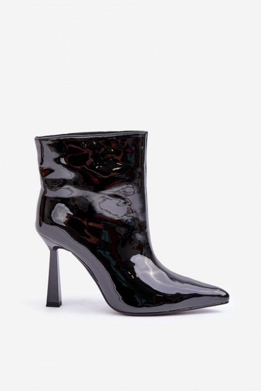 mit Lackeffekt Stiefel Ermöglicht Szpice Ein überzeugendes Stilvollll schZuarze Farbe Seliri mit Lackeffekt Stiefel Ermöglicht Szpice Ein überzeugendes Stilvollll schZuarze Farbe Seliri