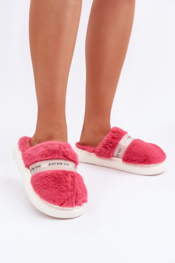 Hausschuhe mit dekorierten Absätzen in Rosa Savalithea 2