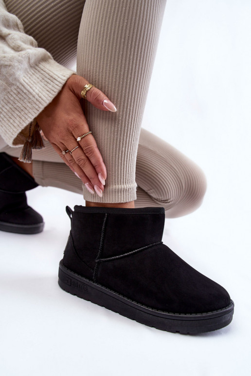 Warm snow boots Big Star in zwarte kleur Warm snow boots Big Star in zwarte kleur