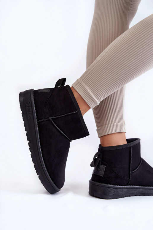 Warm snow boots Big Star in zwarte kleur Warm snow boots Big Star in zwarte kleur