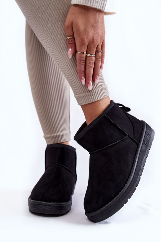 Bottes de neige isolées Big Star noires