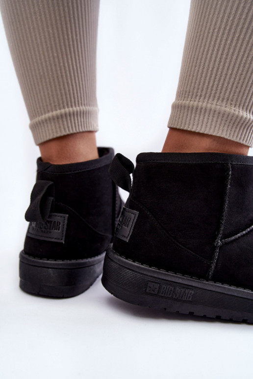 Warm snow boots Big Star in zwarte kleur Warm snow boots Big Star in zwarte kleur