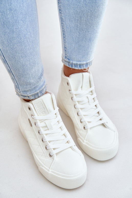 Pašiltinti Freizeitschuhe Big Star in Weiß