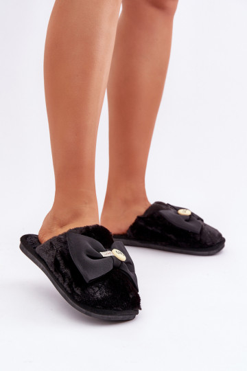 Slippers Dames met bont I Boog zInart Olfedi