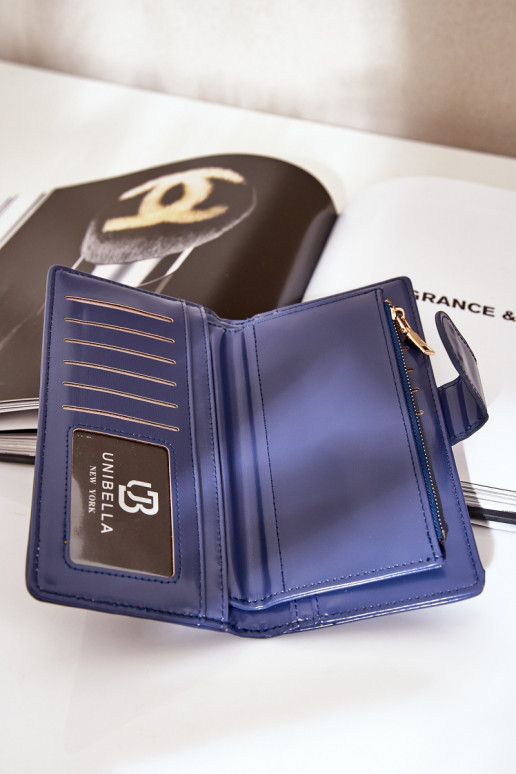 Damenbrieftasche aus Öko-Leder Dunkelblau Kalinessa Damenbrieftasche aus Öko-Leder Dunkelblau Kalinessa