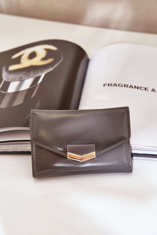 lackiert Damenbrieftasche dunkelgrau Rahner lackiert Damenbrieftasche dunkelgrau Rahner