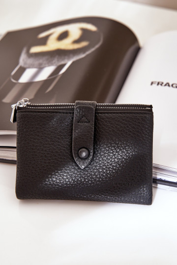 Portefeuille féminin en simili cuir couleur ivoire Bronica