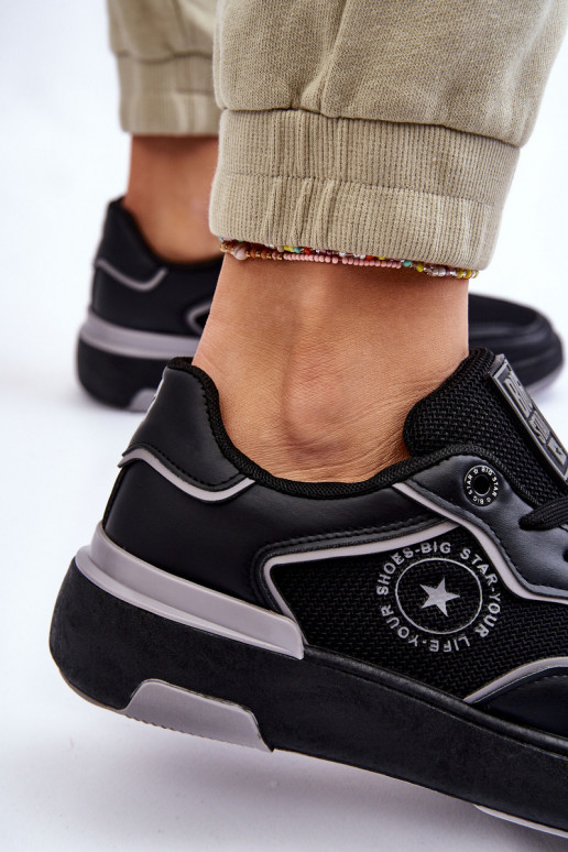 Dames Sportieve stijl schoenen Big Star LL274443 ZInart en-grijs