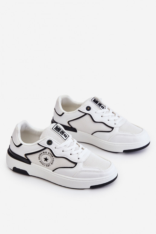 Feminin Sportlicher Stil Schuhe Big Star LL274440 INeiß-schZuarze Farbe Feminin Sportlicher Stil Schuhe Big Star LL274440 INeiß-schZuarze Farbe