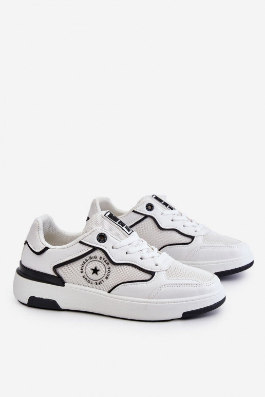 Dames sneakers Big Star LL274440 in wit en zwart