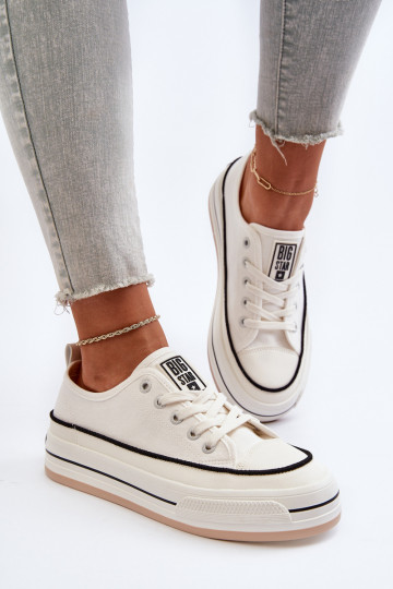 Chaussures de femme Big Star NN274205 couleur blanche