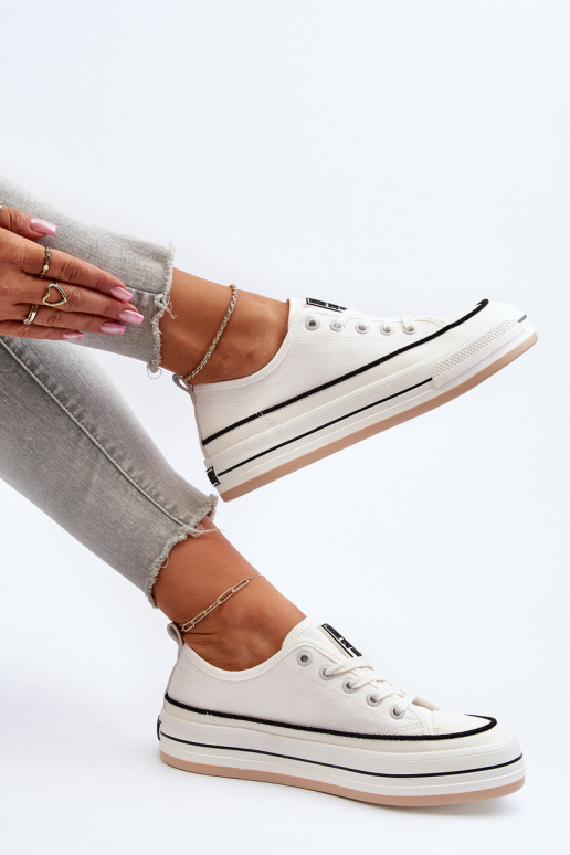 Chaussures de femme Big Star NN274205 couleur blanche Chaussures de femme Big Star NN274205 couleur blanche