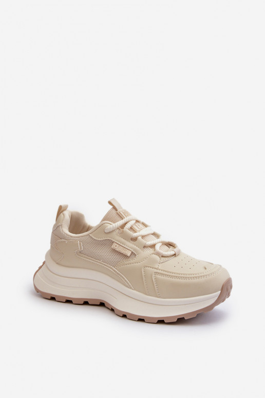 Sneakers Stilvollllschuhe Feminin HI-POLY SYSTEM Big Star NN274A105 Beige Sneakers Stilvollllschuhe Feminin HI-POLY SYSTEM Big Star NN274A105 Beige