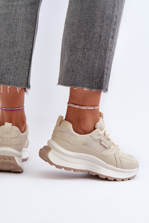 Sneakers Stilvollllschuhe Feminin HI-POLY SYSTEM Big Star NN274A105 Beige Sneakers Stilvollllschuhe Feminin HI-POLY SYSTEM Big Star NN274A105 Beige