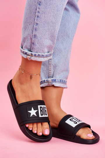 Chaussons femmes Big Star noirs DD274A266