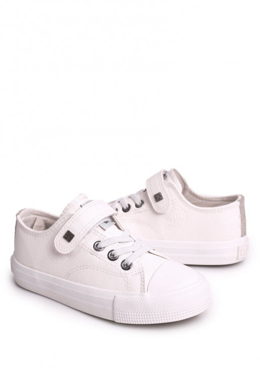Bottes de loisirs en cuir pour enfants BIG STAR EE374035 blanches