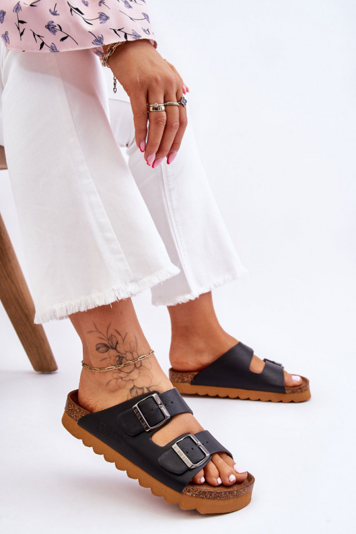 Mules classiques pour femmes Big Star LL274477 noires