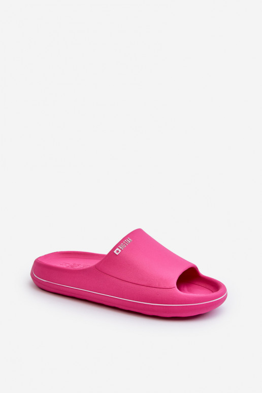 Damen Pantoletten Big Star NN274A041 in Rosa