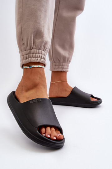  Pantoufles pour femmes Big Star NN274A042 couleur noire