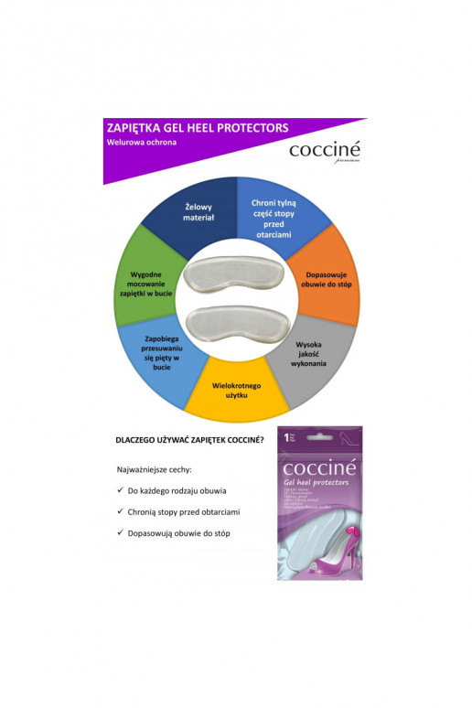 Coccine Gel Talon Protecteurs protège-talon