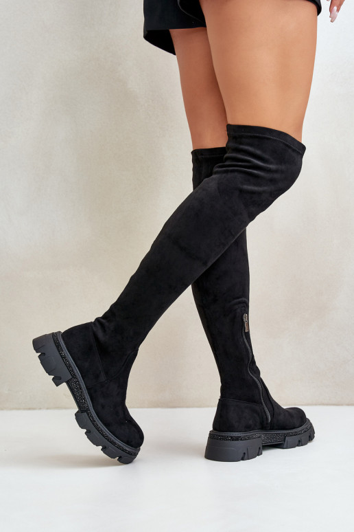 Bottes hautes pour femmes au-dessus... Bottes hautes pour femmes au-dessus...