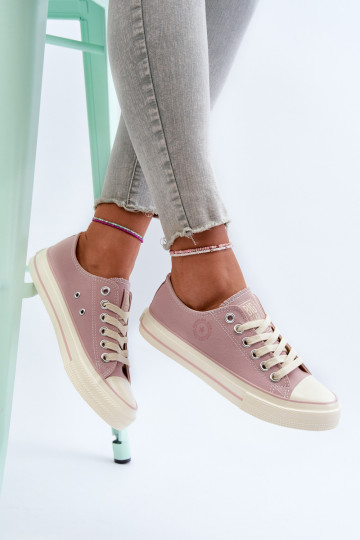 Niedrige Damen Sneakers Big Star NN274270 Rosa 2