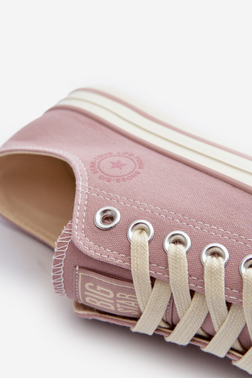 Laag Vrijetijdsschoenen Big Star NN274270 roze Laag Vrijetijdsschoenen Big Star NN274270 roze