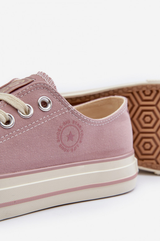 Niedrig Freizeitschuhe Big Star NN274270 pinke Farbe Niedrig Freizeitschuhe Big Star NN274270 pinke Farbe