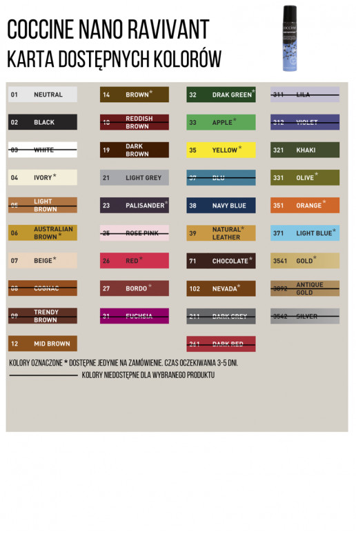 Coccine Pasta Voor de verzorging van suède en nubuck Opno Ravvivant Coccine Pasta Voor de verzorging van suède en nubuck Opno Ravvivant